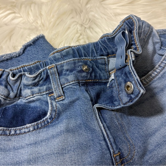 H&M Boys Patchwork Denim Shorts | Size 6 | Distressed Raw Hem - Picture 11 of 14